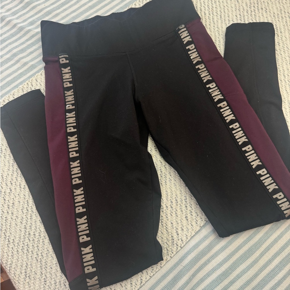 PINK Victoria's Secret Black Leggings